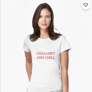 Chamalet and chill tee
